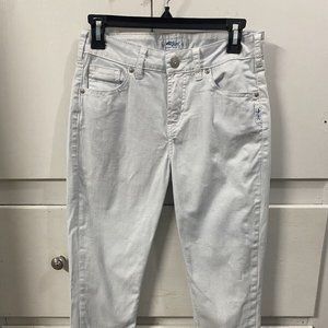 Silver Jeans Avery White Cropped Ankle Jeans - Size 28